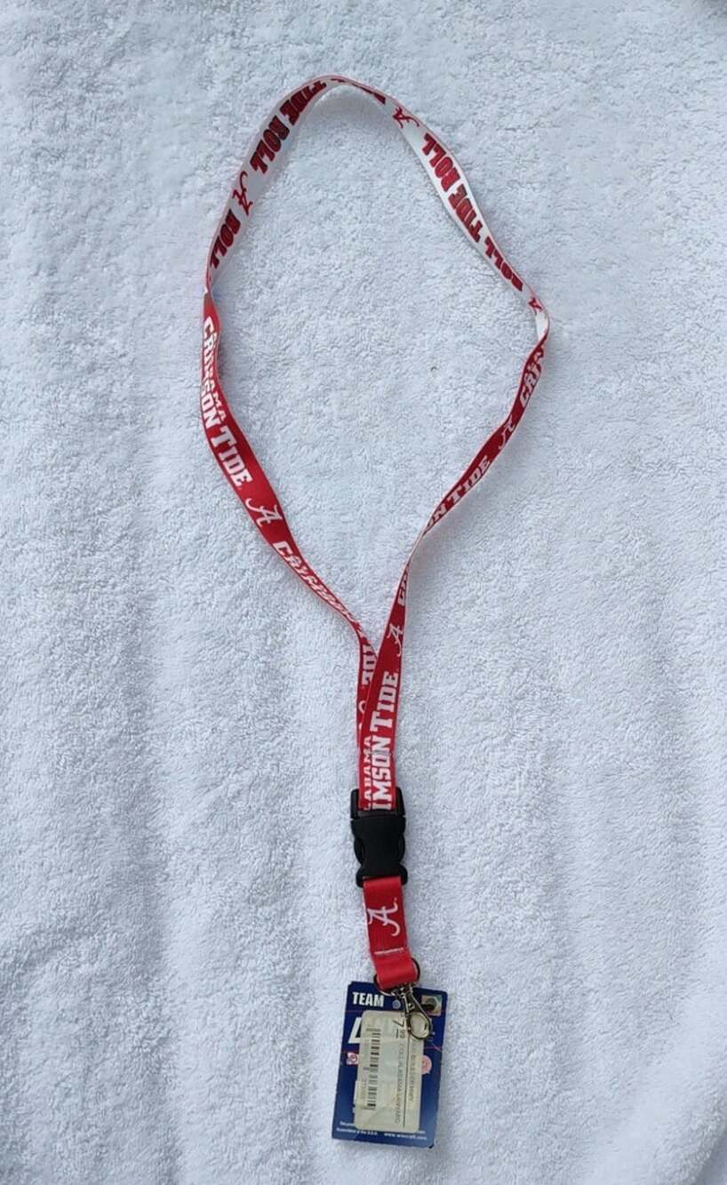 Alabama Crimson Tide NCAA Lanyard WinCraft Breakaway Buckle Roll Tide